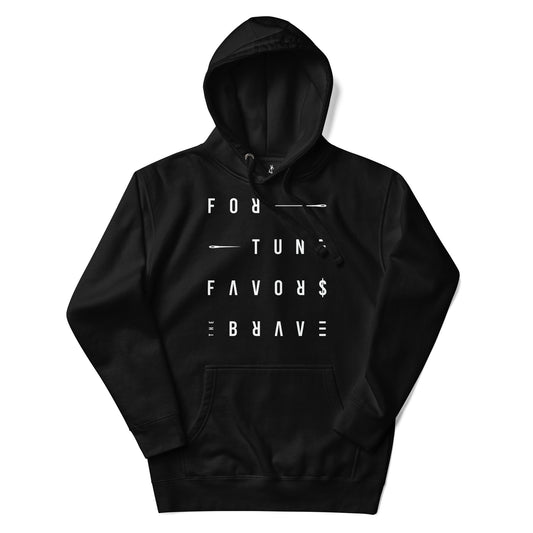 Fortune Favors the Brave Unisex Hoodie